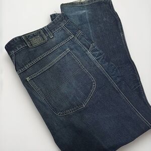 VTG Marithe Francois Girbaud Blue Baggy Wide Leg Jeans Mens 40 42X34 Hip Hop 90s
